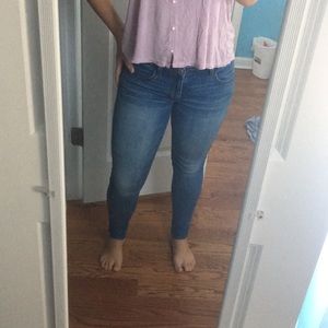 American Eagle Medium Wash Jeggings